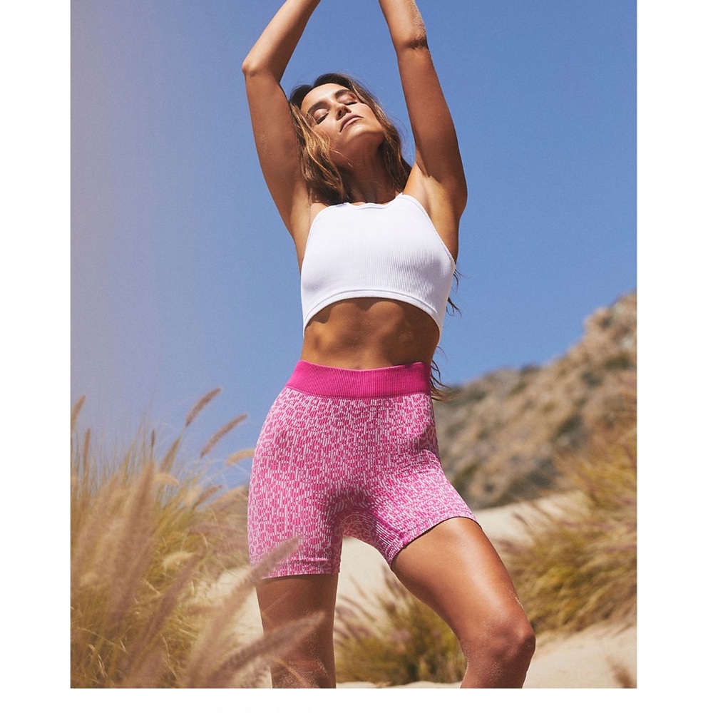 Free People Prajna Leopard Shorts